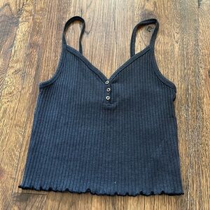 An American Eagle grey tank top